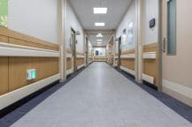 Decorative image: hospital hallway